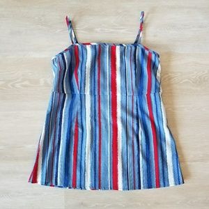 Marc by Marc Jacobs Striped Zip-up Camisole Tank